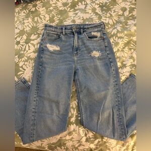 American Eagle Outfitters Light Blue Distressed Jeans